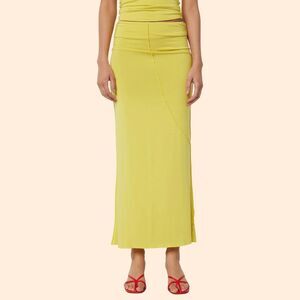 The Line by K Vana Maxi Skirt Yellow